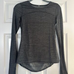 Lululemon Gray Running Top